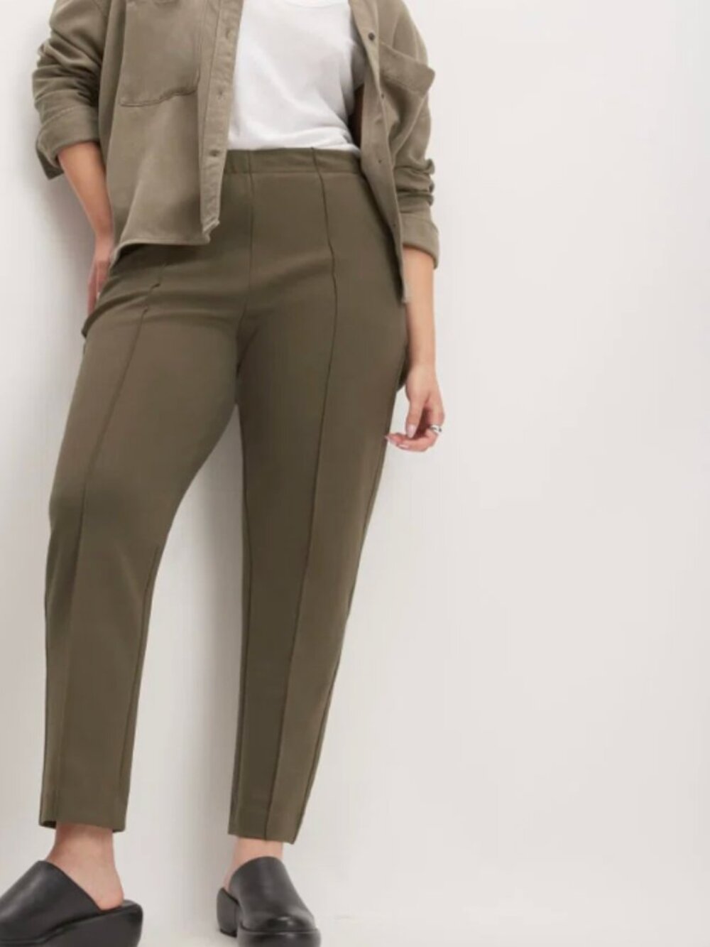 Everlane Dream Pants, Dark Forest, 3XL